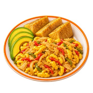 Ackee & Saltfish game piece illustration.