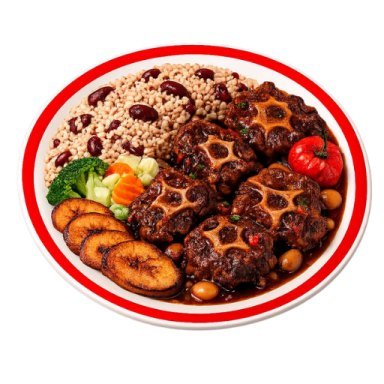 Oxtail game piece illustration.